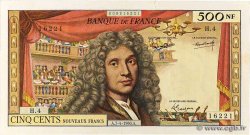 500 Nouveaux Francs MOLIÈRE FRANKREICH  1960 F.60.02