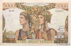 5000 Francs TERRE ET MER FRANCIA  1949 F.48.02