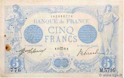 5 Francs BLEU FRANCIA  1915 F.02.27