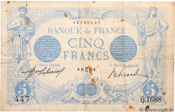 5 Francs BLEU FRANCIA  1913 F.02.13