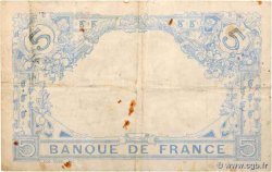 5 Francs BLEU FRANCIA  1913 F.02.13 q.BB