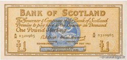 1 Pound ÉCOSSE  1965 P.102b