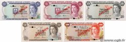 1, 5, 20, 50 et 100 Dollar Spécimen BERMUDES  1978 P.28bs, P.29as, P.31cs, P.32bs et P.33as