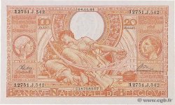 100 Francs - 20 belgas BELGIQUE  1944 P.113