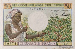 50 Francs type 1957 IE AFRIQUE ÉQUATORIALE FRANÇAISE  1957 A.140a
