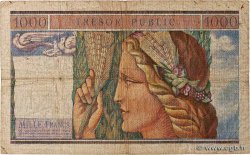 1000 Francs TRÉSOR PUBLIC FRANCE  1955 VF.35.01 F-