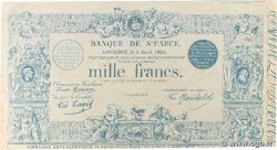 1000 Francs Sainte Farce FRANCE regionalism and miscellaneous  1883 F.- VF-