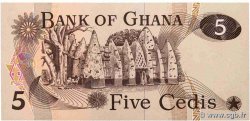5 Cedis GHANA  1977 P.15b UNC-