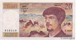 20 Francs DEBUSSY FRANCE  1982 F.66.03