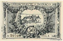 50 Centimes MONACO  1920 P.03a UNC-