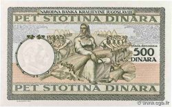 500 Dinara YOUGOSLAVIE  1935 P.032 NEUF