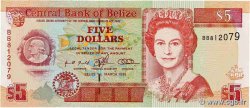 5 Dollars BELIZE  1996 P.58