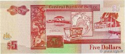 5 Dollars BELIZE  1996 P.58 q.FDC