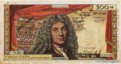 500 Nouveaux Francs MOLIÈRE Spécimen FRANCE  1959 F.60.01Spn