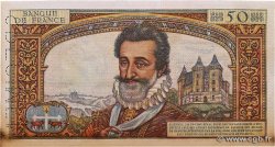 50 Nouveaux Francs HENRI IV Spécimen FRANCIA  1959 F.58.01Spn EBC