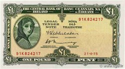 1 Pound IRELAND REPUBLIC  1975 P.064c UNC-