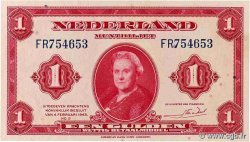 1 Gulden NETHERLANDS  1943 P.064a UNC
