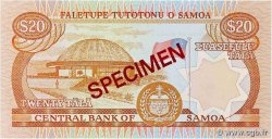 20 Tala Spécimen SAMOA  1985 P.28s NEUF