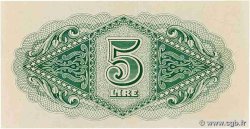 5 Lire LIBYA  1943 P.M3a XF