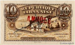 10 Piastres Annulé LIBANON  1942 P.035 ST