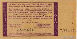 1 Franc BON DE SOLIDARITÉ Fauté FRANCE regionalism and miscellaneous  1941 KL.02a14 XF