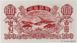 100 Won CORÉE DU NORD  1947 P.11b pr.NEUF