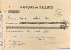 175000 Francs FRANCE regionalism and miscellaneous Paris 1916 Doc.Chèque VF
