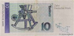 10 Deutsche Mark GERMAN FEDERAL REPUBLIC  1989 P.38a F+