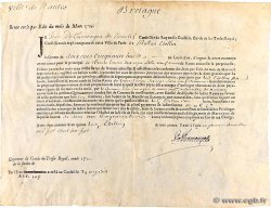 250 Livre FRANCE régionalisme et divers Nantes 1710 F.-