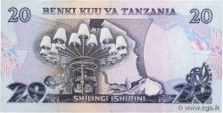 20 Shilingi TANZANIA  1978 P.07a VF