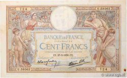 100 Francs LUC OLIVIER MERSON type modifié FRANCE  1938 F.25.20