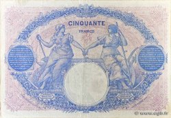 50 Francs BLEU ET ROSE FRANCE  1919 F.14.32 pr.TTB