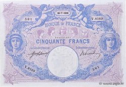 50 Francs BLEU ET ROSE FRANCE 1918 F.14.31