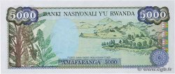 5000 Francs RWANDA  1988 P.22 NEUF