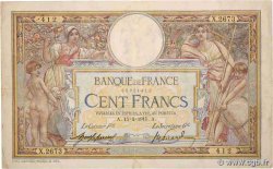 100 Francs LUC OLIVIER MERSON sans LOM FRANCE  1915 F.23.07