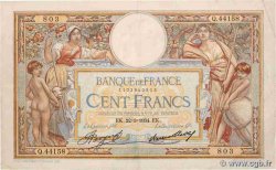 100 Francs LUC OLIVIER MERSON grands cartouches FRANCE  1934 F.24.13