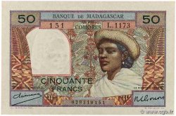 50 Francs MADAGASCAR  1950 P.045a UNC-