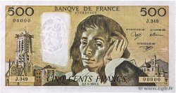 500 Francs PASCAL Numéro spécial FRANCE  1991 F.71.47 XF+