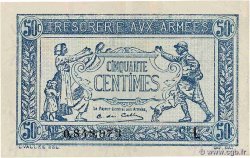 50 Centimes TRÉSORERIE AUX ARMÉES 1917 FRANCE  1917 VF.01.12 XF+