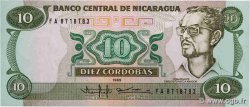 10 Cordobas NICARAGUA  1988 P.151