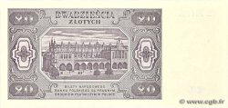 20 Zlotych POLAND  1948 P.137 UNC-