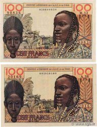 100 Francs Lot FRENCH WEST AFRICA  1956 P.46