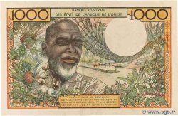 1000 Francs WEST AFRICAN STATES  1959 P.004 AU-