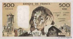 500 Francs PASCAL FRANCE  1989 F.71.41