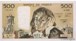 500 Francs PASCAL FRANCE  1991 F.71.47