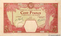 100 Francs DAKAR FRENCH WEST AFRICA Dakar 1926 P.11Bb