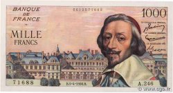 1000 Francs RICHELIEU FRANCE  1956 F.42.20 UNC-