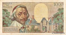 10 NF sur 1000 Francs RICHELIEU FRANCE  1957 F.53.01 F