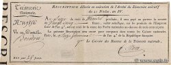 25 Francs Rescription de l&nbsp;Emprunt Forcé FRANCE  1796 Ass.53a AU-