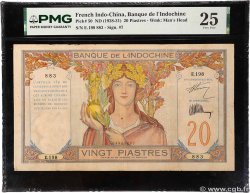 20 Piastres FRANZÖSISCHE-INDOCHINA  1928 P.050
